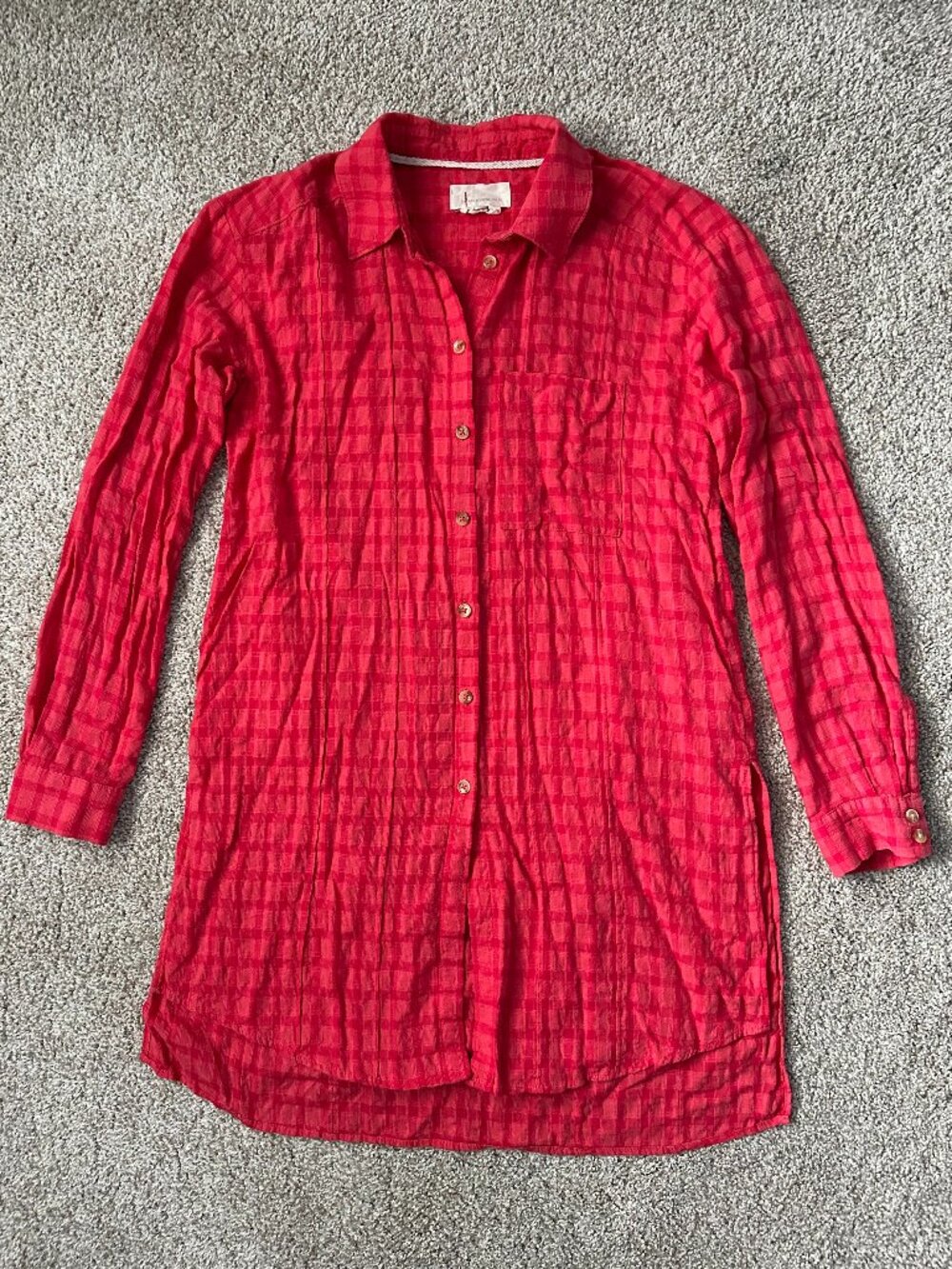 anthropologie button down tunic 🤍 s
